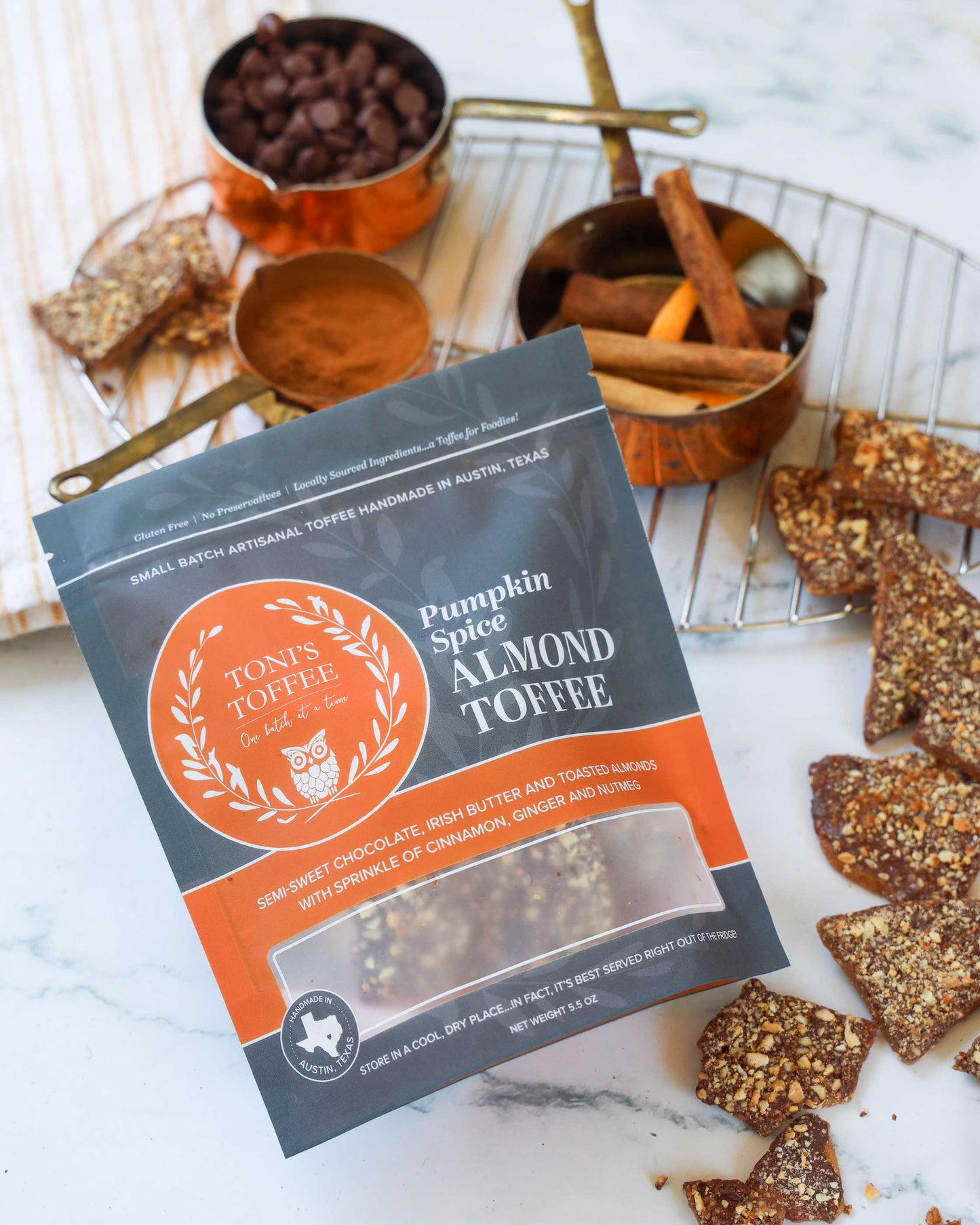 Pumpkin Spice Toffee
