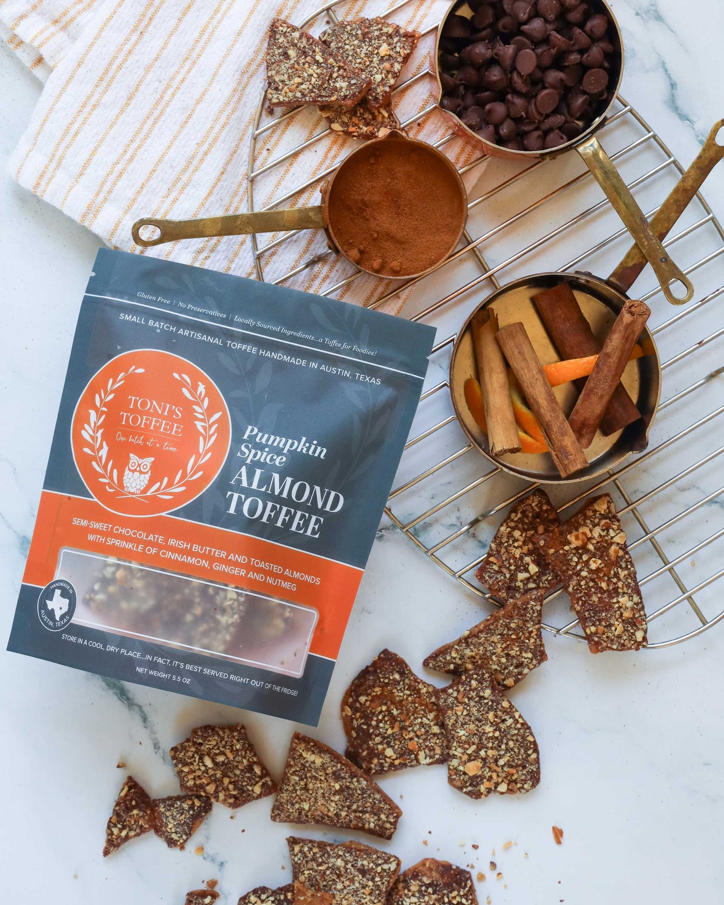 Pumpkin Spice Toffee