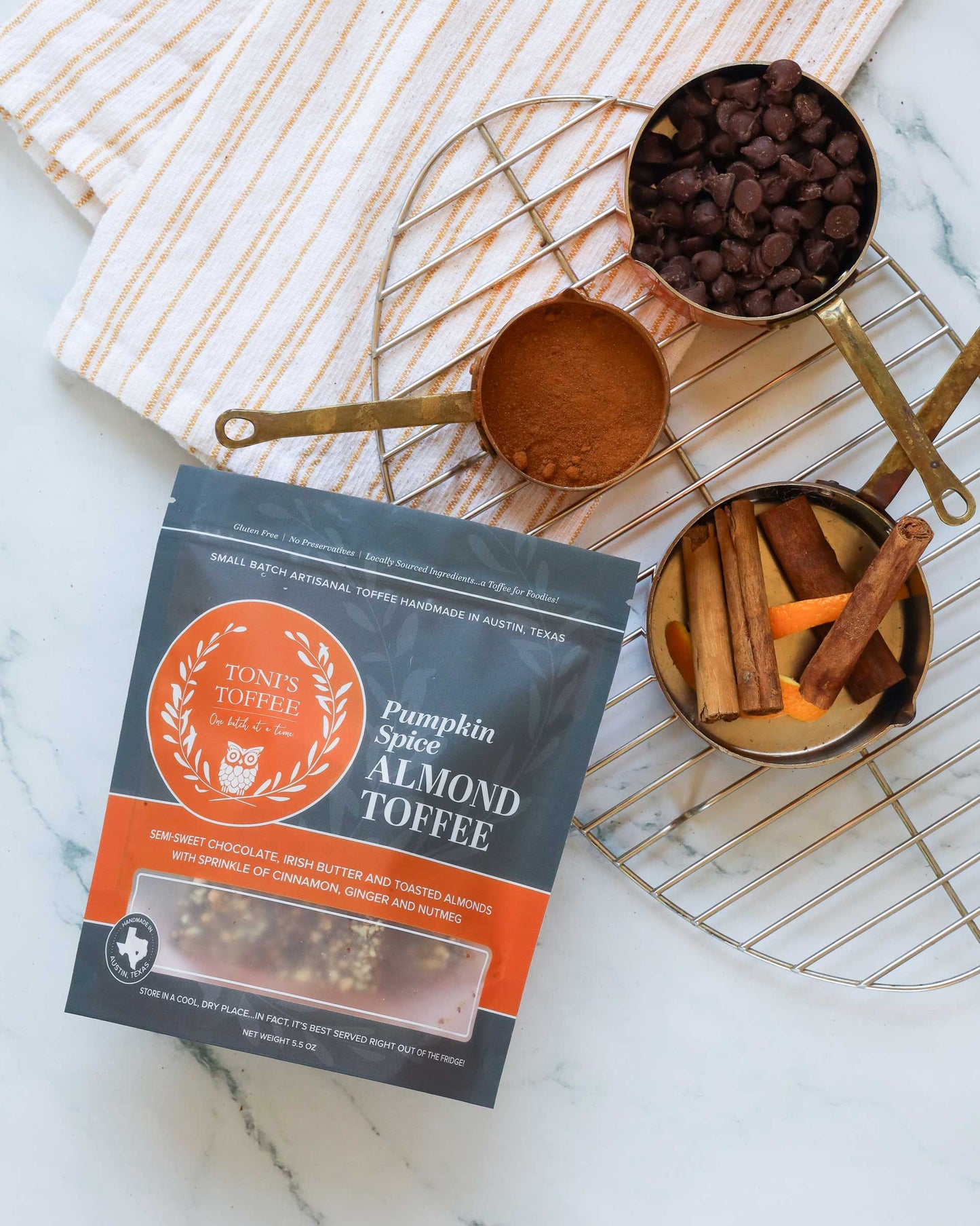 Pumpkin Spice Toffee